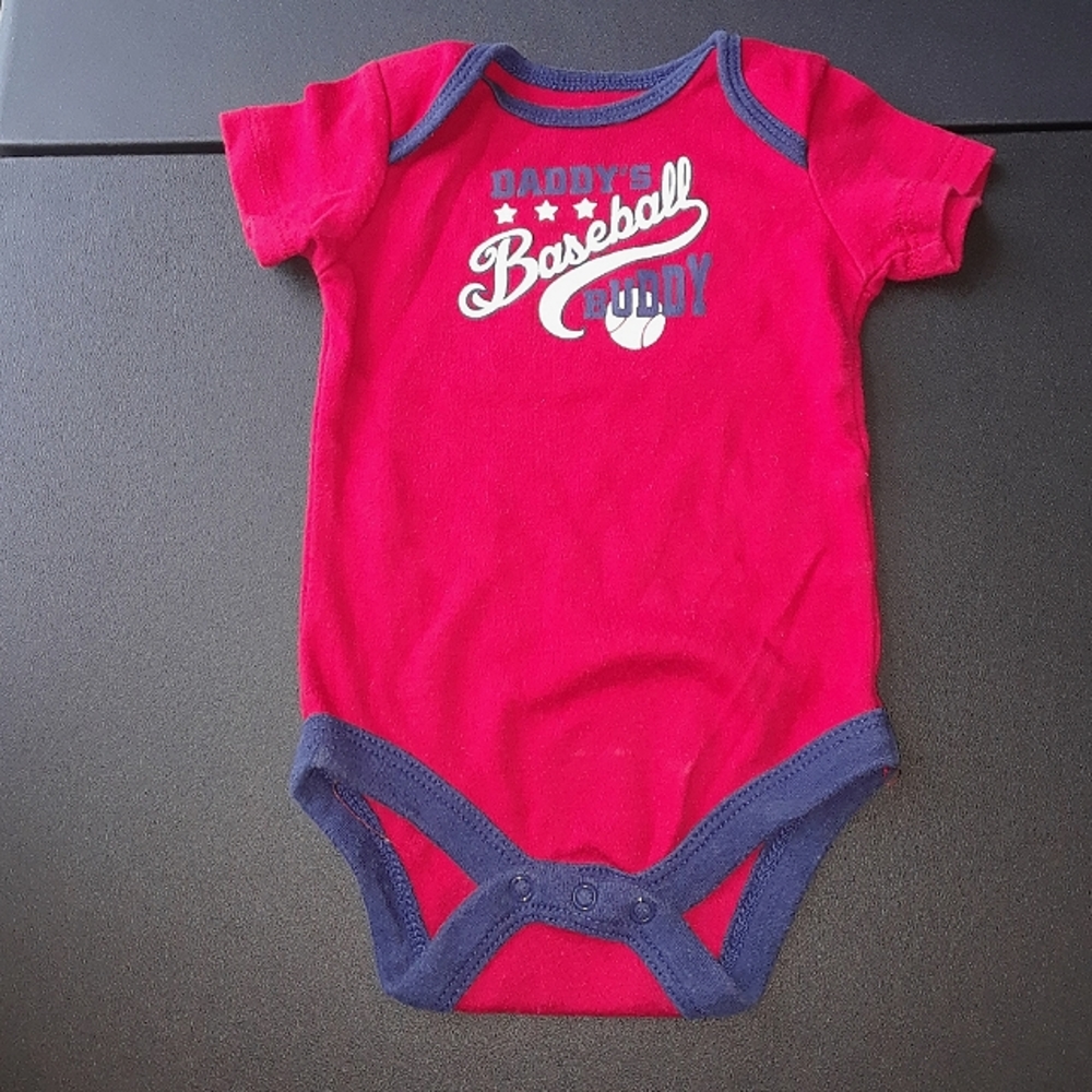 Daddy's Baseball Buddy Onesie